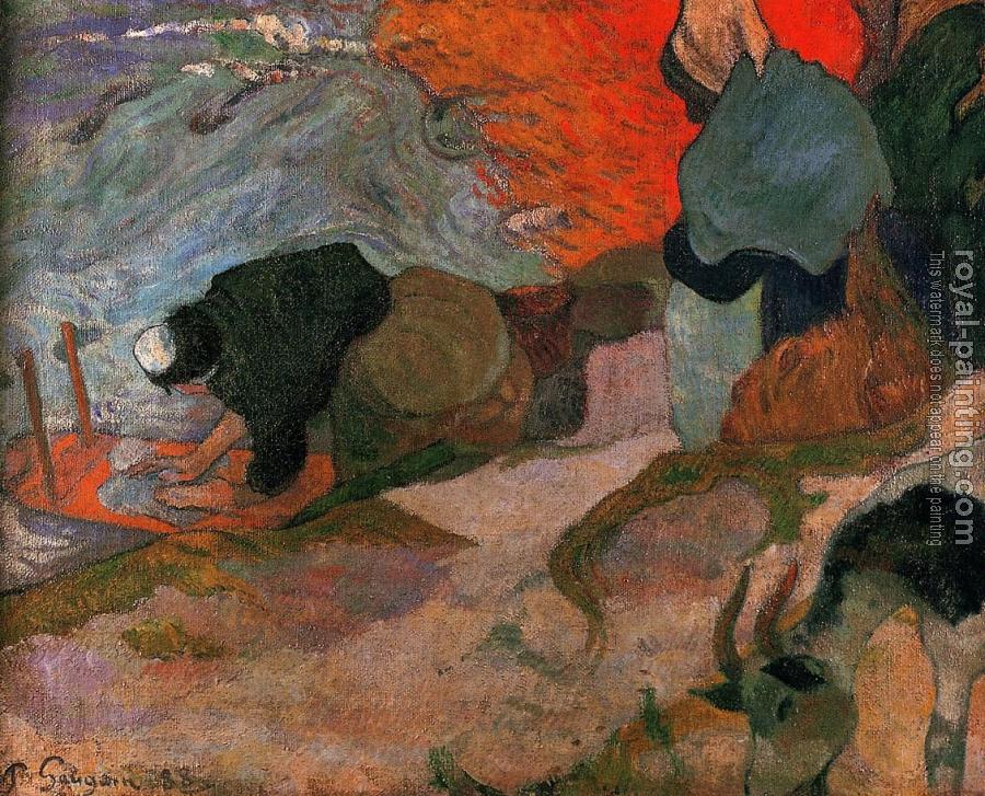 Paul Gauguin : Washerwomen